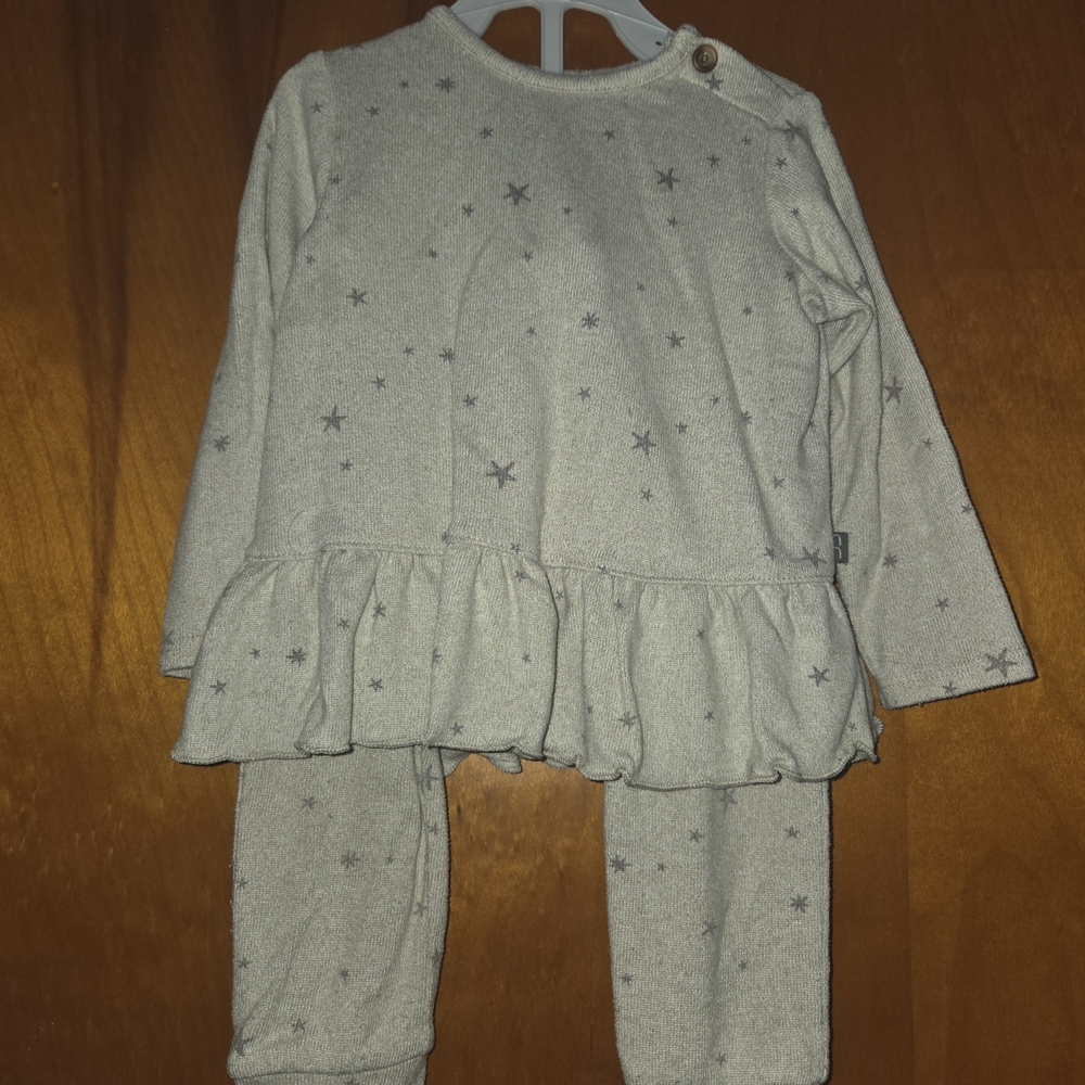 Gerber Gray Starry Kids Pajama Set